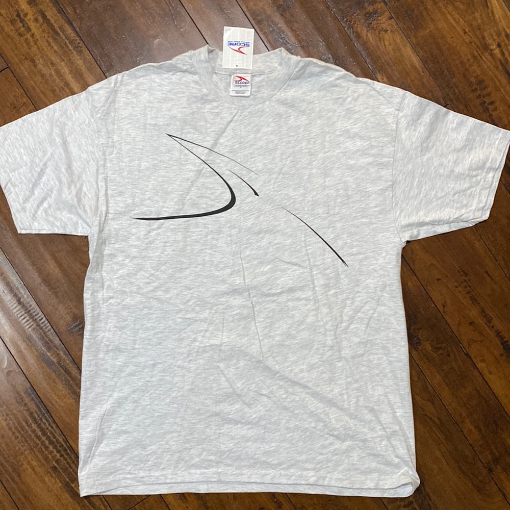 NWT Deadstock 90s Score Athletic Street Wear Tennis Sports T Shirt